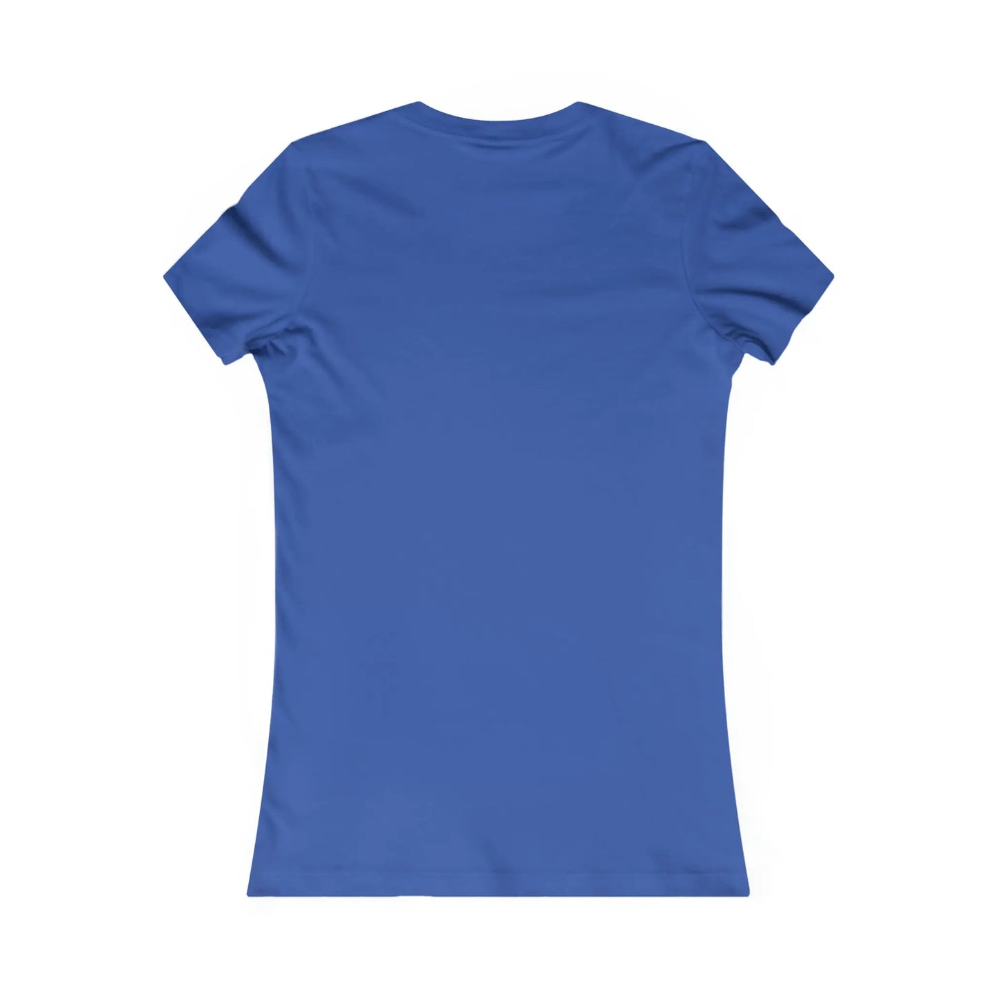 Back view of a bella+canvas 3001 royal blue tee