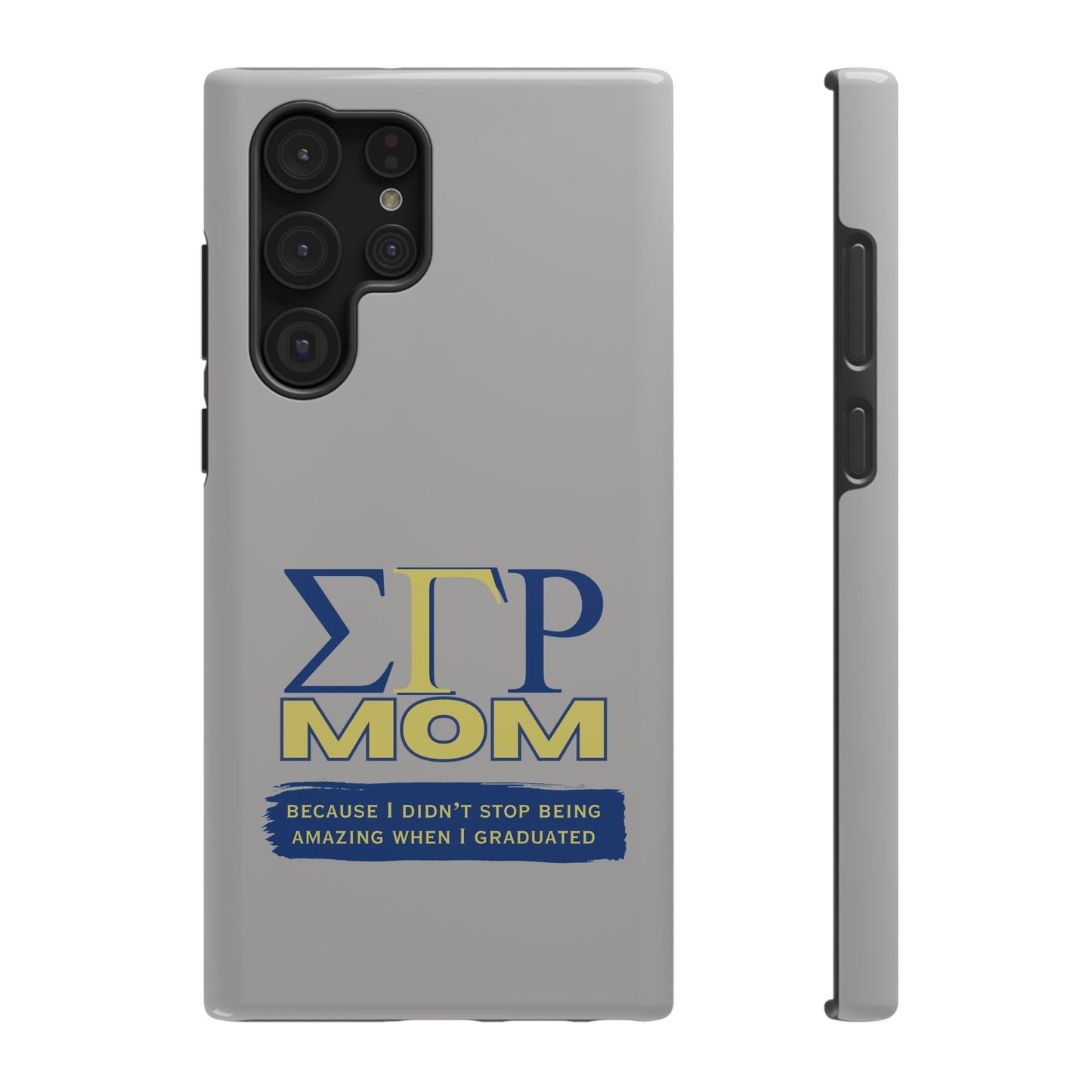 Customizable Impact-Resistant phone case for Sigma Gamma Rho Moms | Samsung and iPhone Impact-Resistant Cases