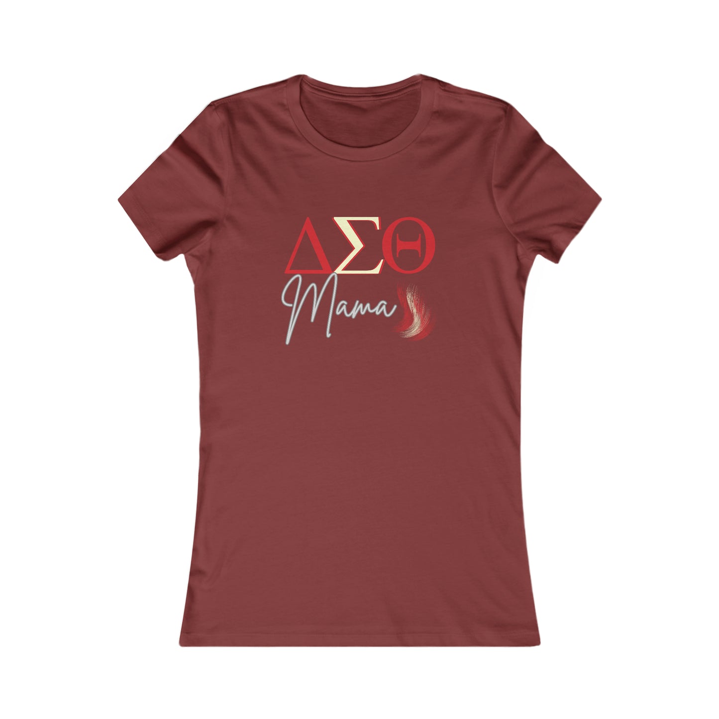 Delta Sigma Theta Mama shirt for Sorority Sister Moms | Bella+Canvas Women's Favorite Tee | Gifts For Mom