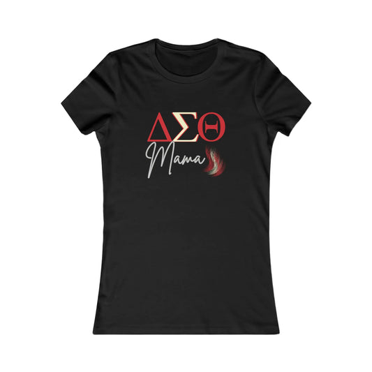 Delta Sigma Theta Mama shirt for Sorority Sister Moms | Bella+Canvas Women's Favorite Tee | Gifts For Mom Printify