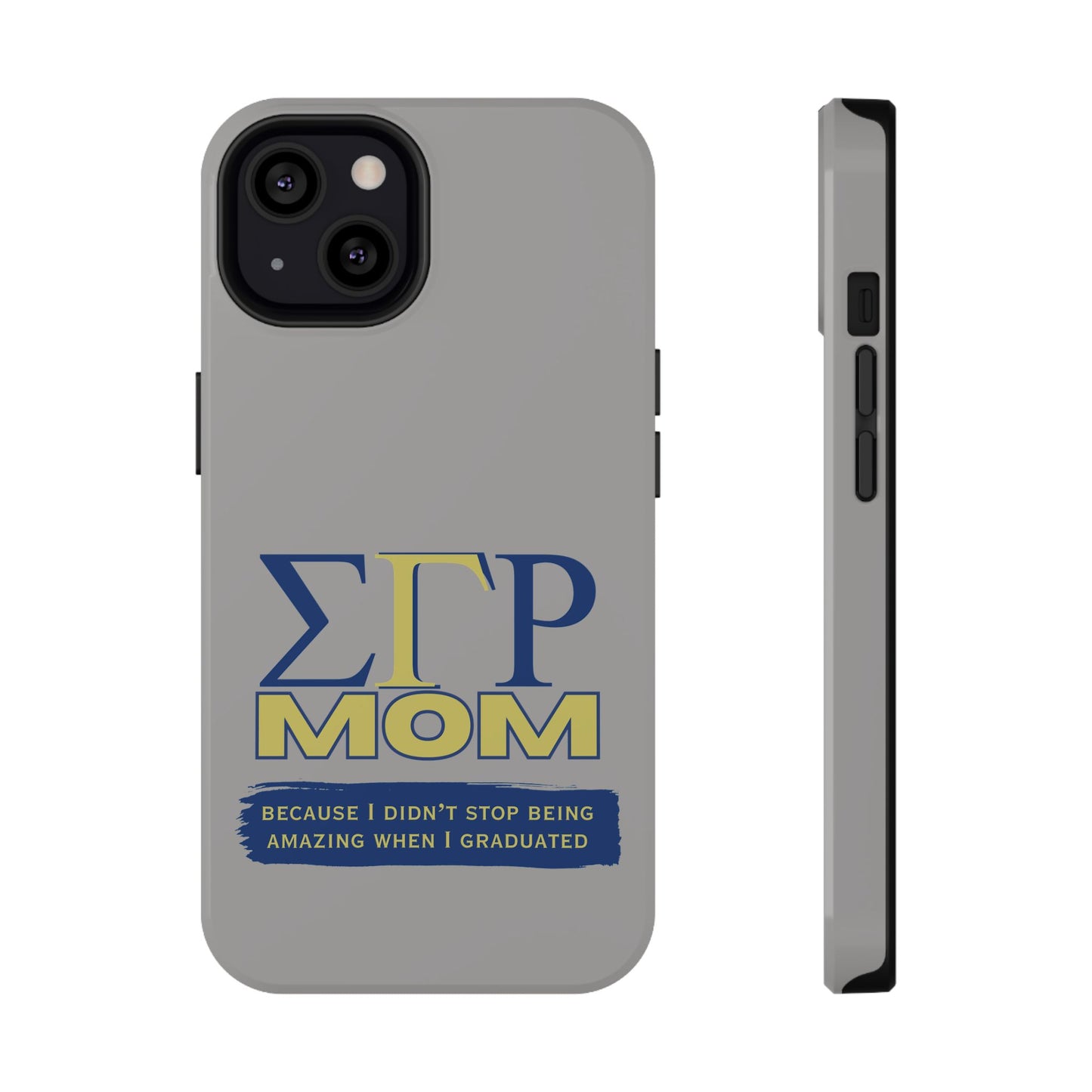 Customizable Impact-Resistant phone case for Sigma Gamma Rho Moms | Samsung and iPhone Impact-Resistant Cases