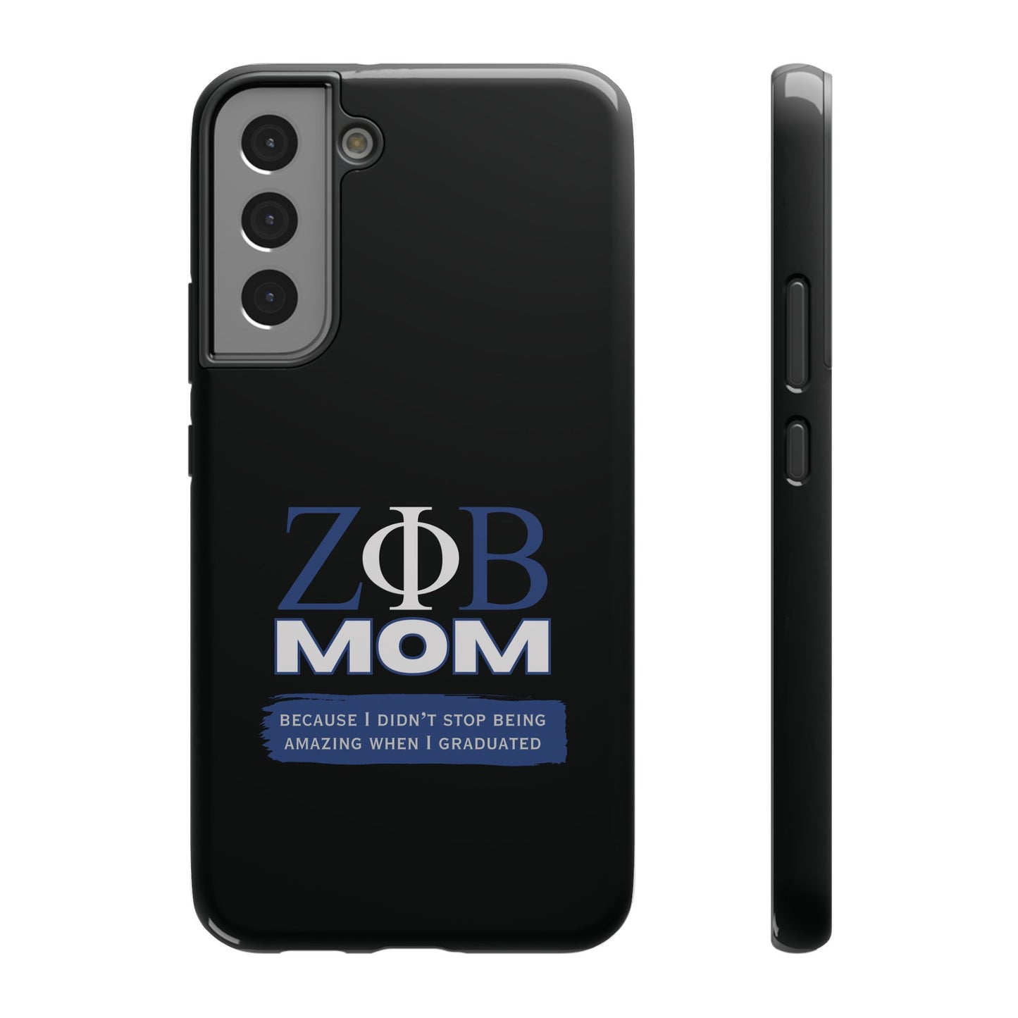 Customizable Impact-Resistant Phone Case for Zeta Phi Beta Mom | for Sorority Members | Samsung or iPhone