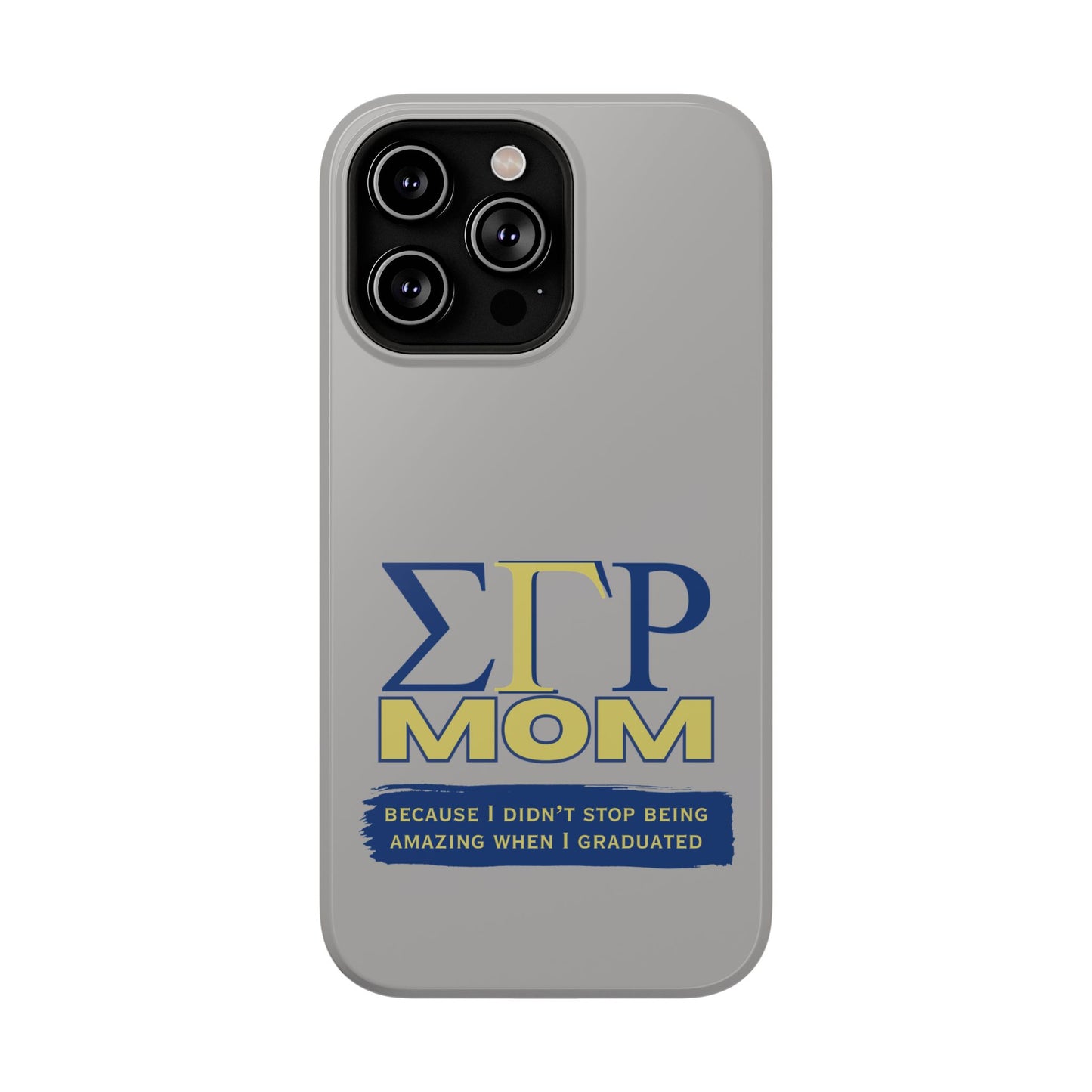 Customizable Impact-Resistant phone case for Sigma Gamma Rho Moms | Samsung and iPhone Impact-Resistant Cases