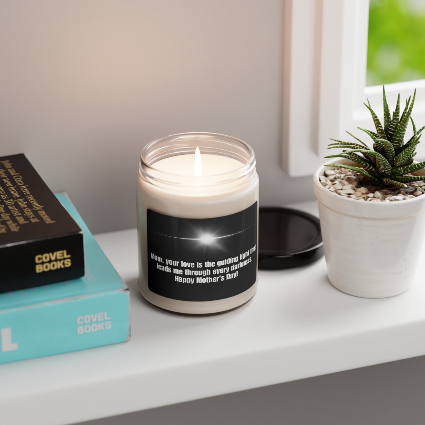 Mom is My Guiding Light Scented Soy Candle, 9oz | Gifts For Mom | Four scents | Perfect for Mother's Day