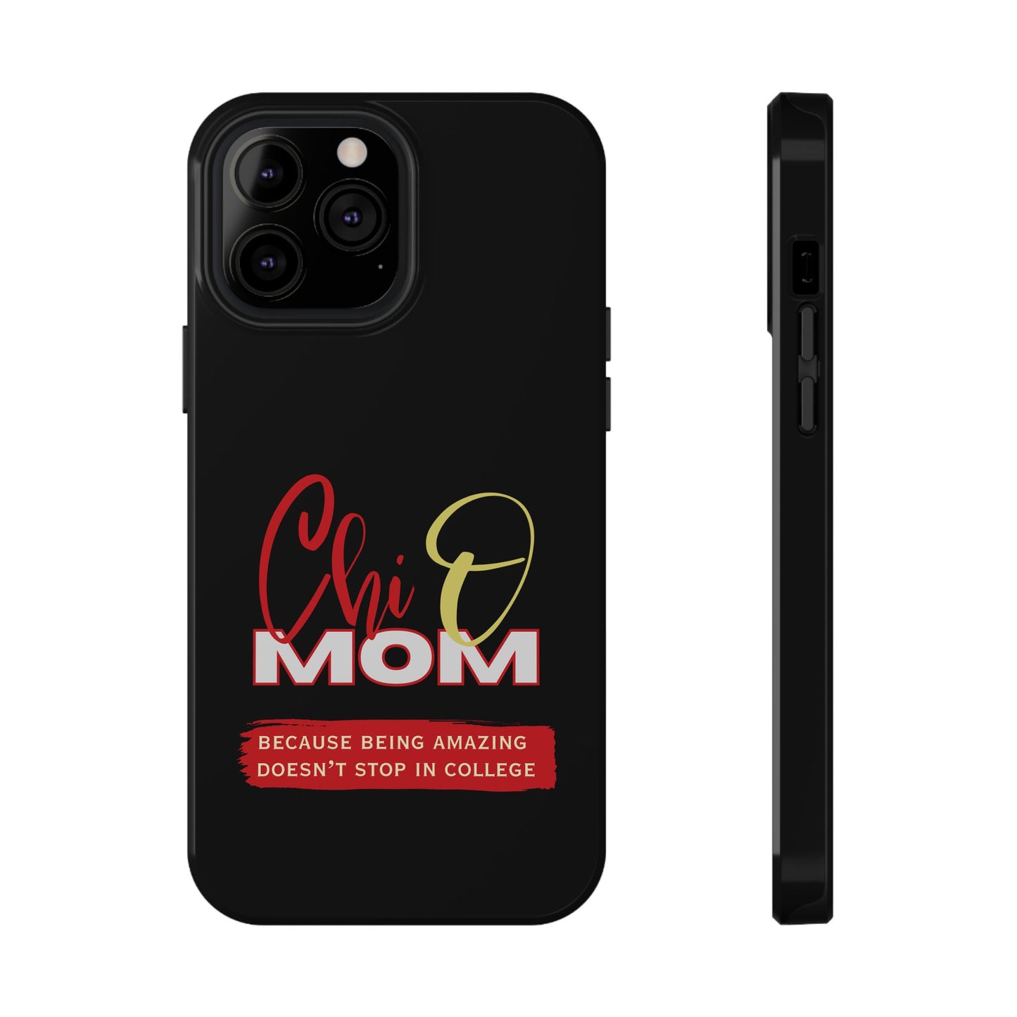 Customizable Impact-Resistant Phone Case for Chi Omega Moms | Sorority Members | Samsung and iPhones
