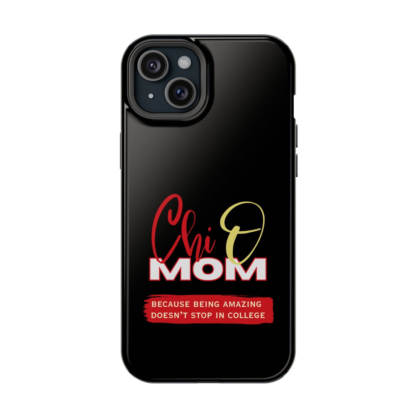 Customizable Impact-Resistant Phone Case for Chi Omega Moms | Sorority Members | Samsung and iPhones