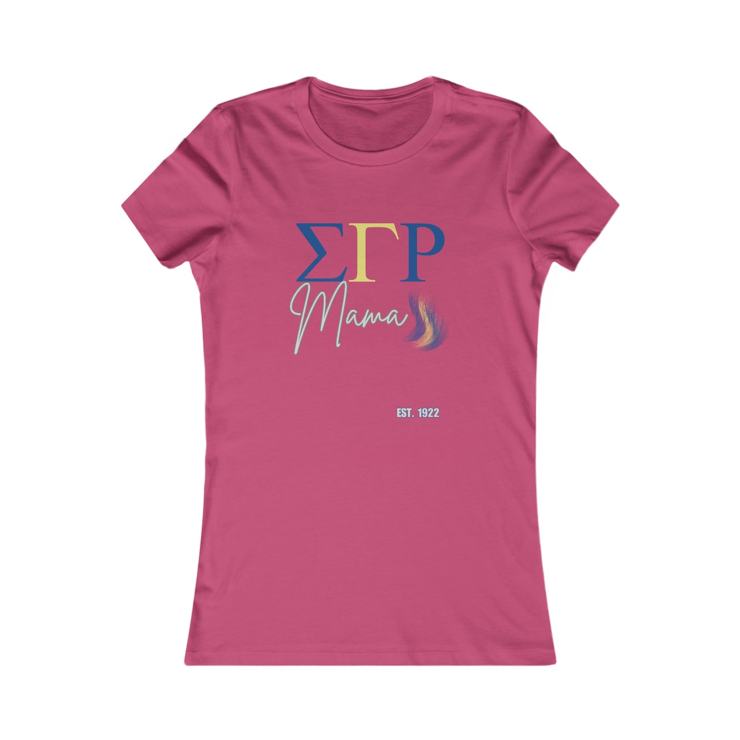 Sigma Gamma Rho Mama Shirt for the Sorority Sister Mom | Bella+Canvas Women's Favorite Tee | Gifts for Mom