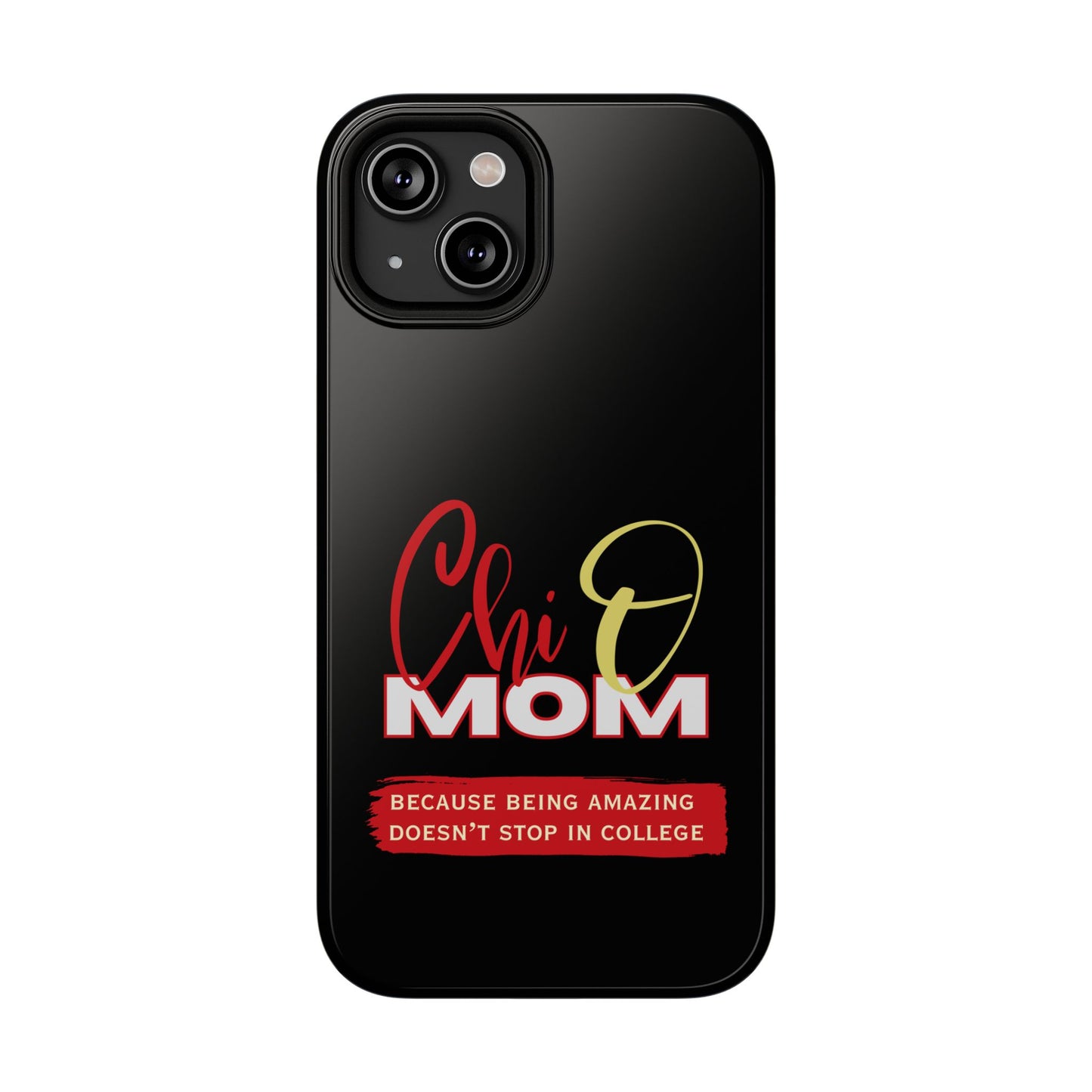 Customizable Impact-Resistant Phone Case for Chi Omega Moms | Sorority Members | Samsung and iPhones