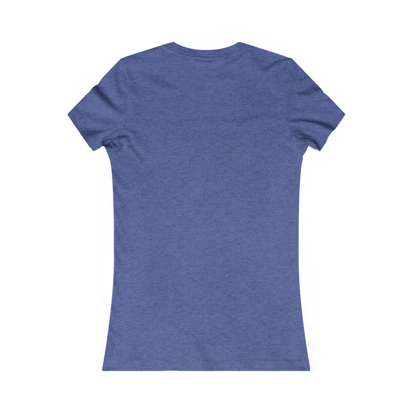 Back of a heather royal blue Gifts For Mom t-shirt