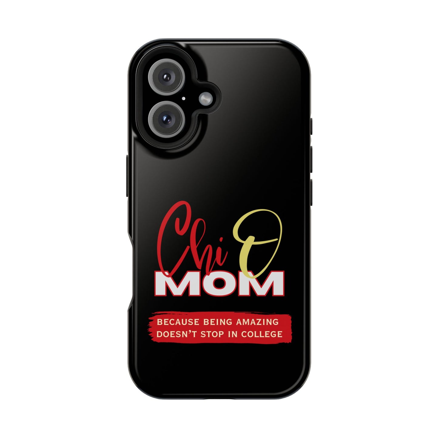 Customizable Impact-Resistant Phone Case for Chi Omega Moms | Sorority Members | Samsung and iPhones