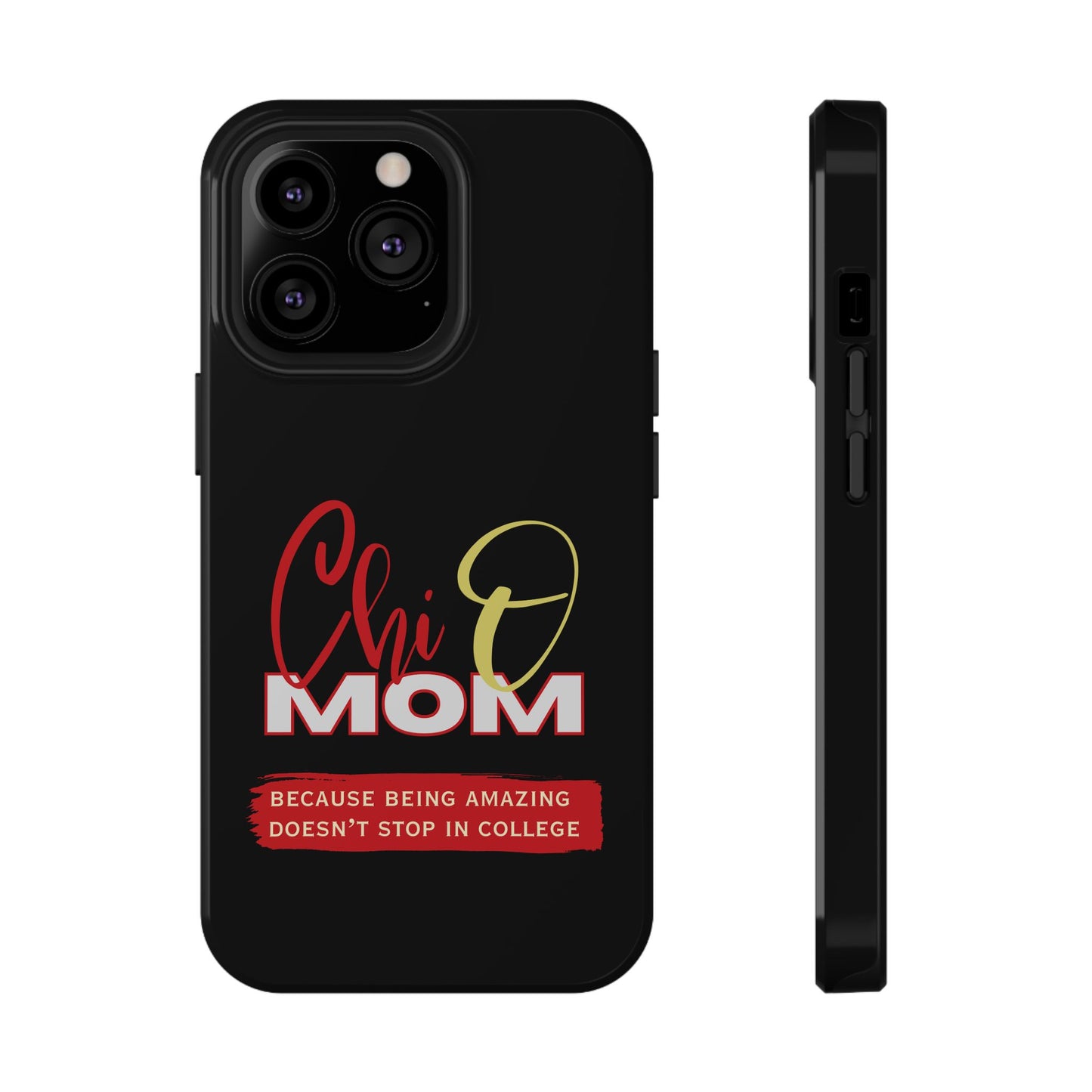 Customizable Impact-Resistant Phone Case for Chi Omega Moms | Sorority Members | Samsung and iPhones