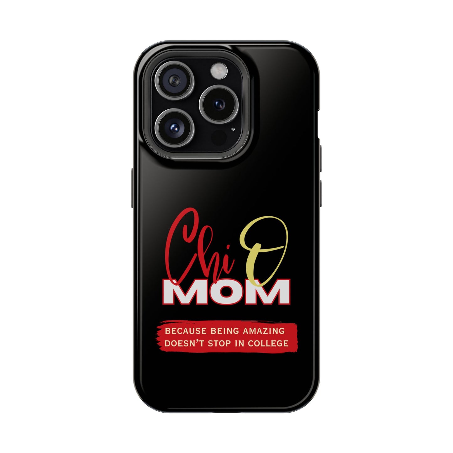 Customizable Impact-Resistant Phone Case for Chi Omega Moms | Sorority Members | Samsung and iPhones