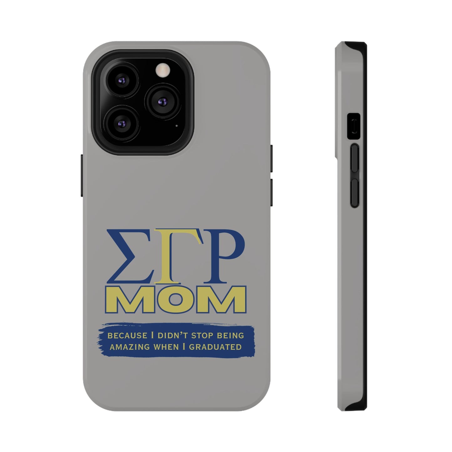 Customizable Impact-Resistant phone case for Sigma Gamma Rho Moms | Samsung and iPhone Impact-Resistant Cases