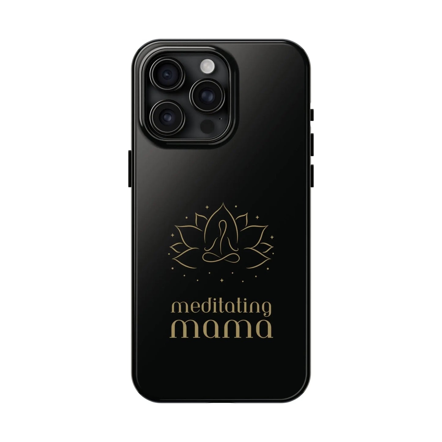 Meditating Mama Tough Impact-Resistant iPhone Cases Printify