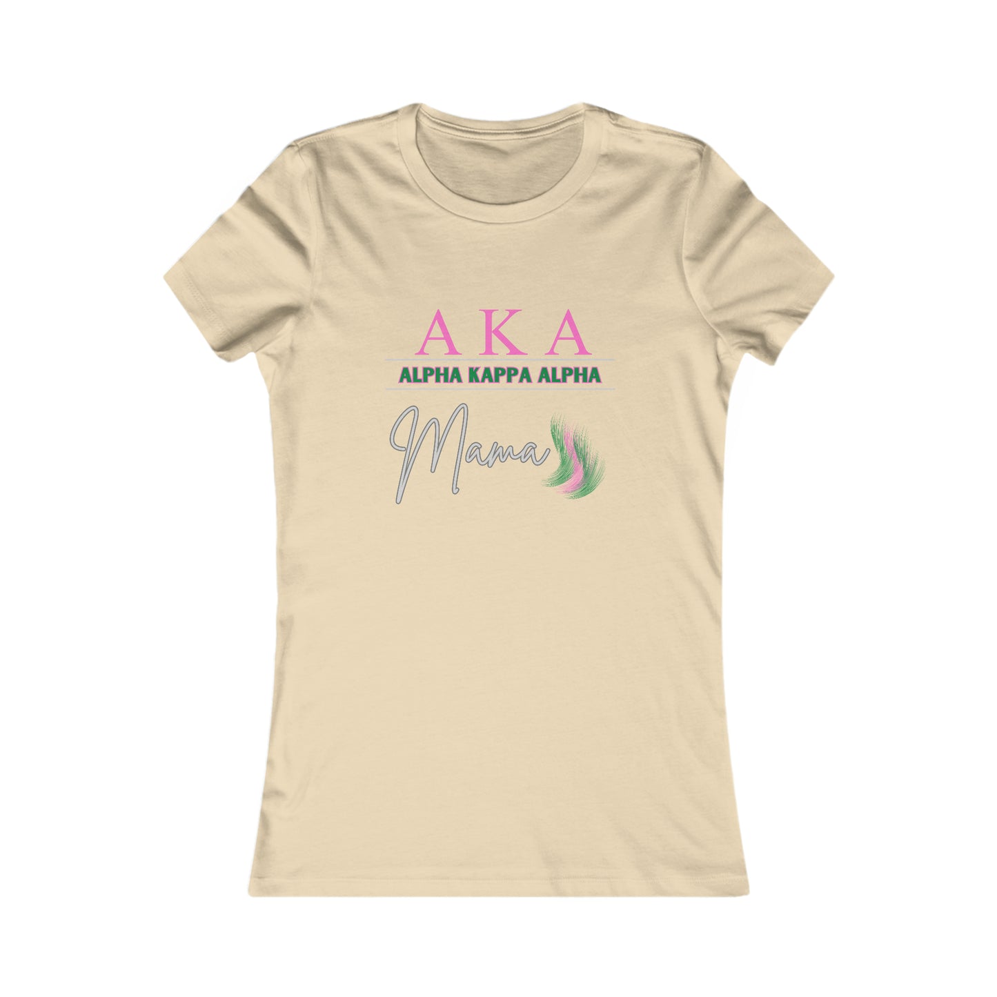 Alpha Kappa Alpha Mama shirt for Sorority Sister Moms | Bella+Canvas Women's Favorite Tee | Gifts For Mom