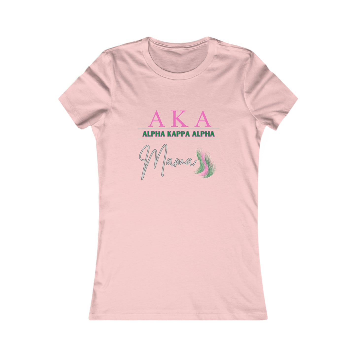 Alpha Kappa Alpha Mama shirt for Sorority Sister Moms | Bella+Canvas Women's Favorite Tee | Gifts For Mom