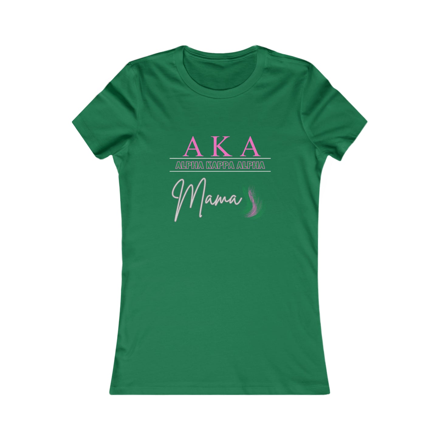Alpha Kappa Alpha Mama shirt for Sorority Sister Moms | Bella+Canvas Women's Favorite Tee | Gifts For Mom