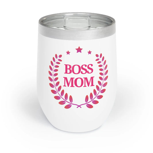 Boss Mom Chill Wine Tumbler | Gifts for Mom | For birthdays, Mother's Day Printify