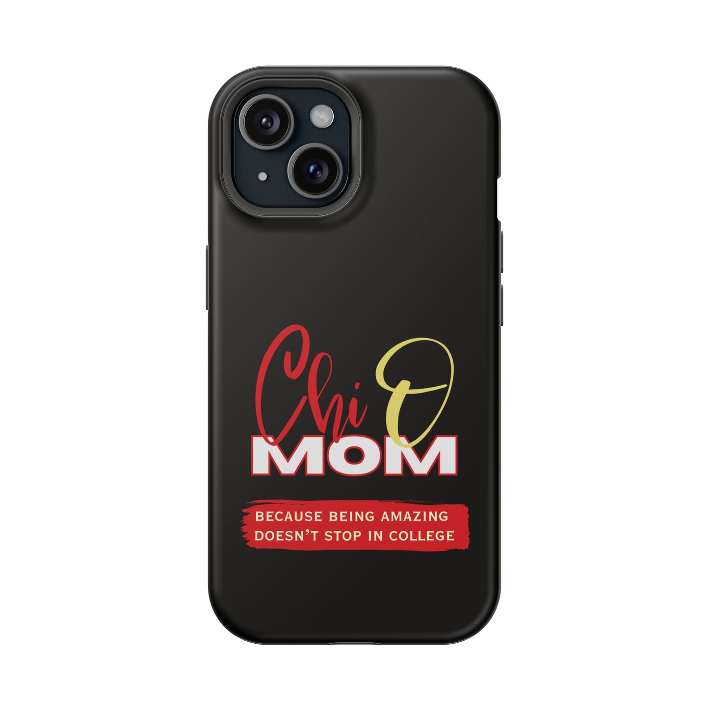 Customizable Impact-Resistant Phone Case for Chi Omega Moms | Sorority Members | Samsung and iPhones