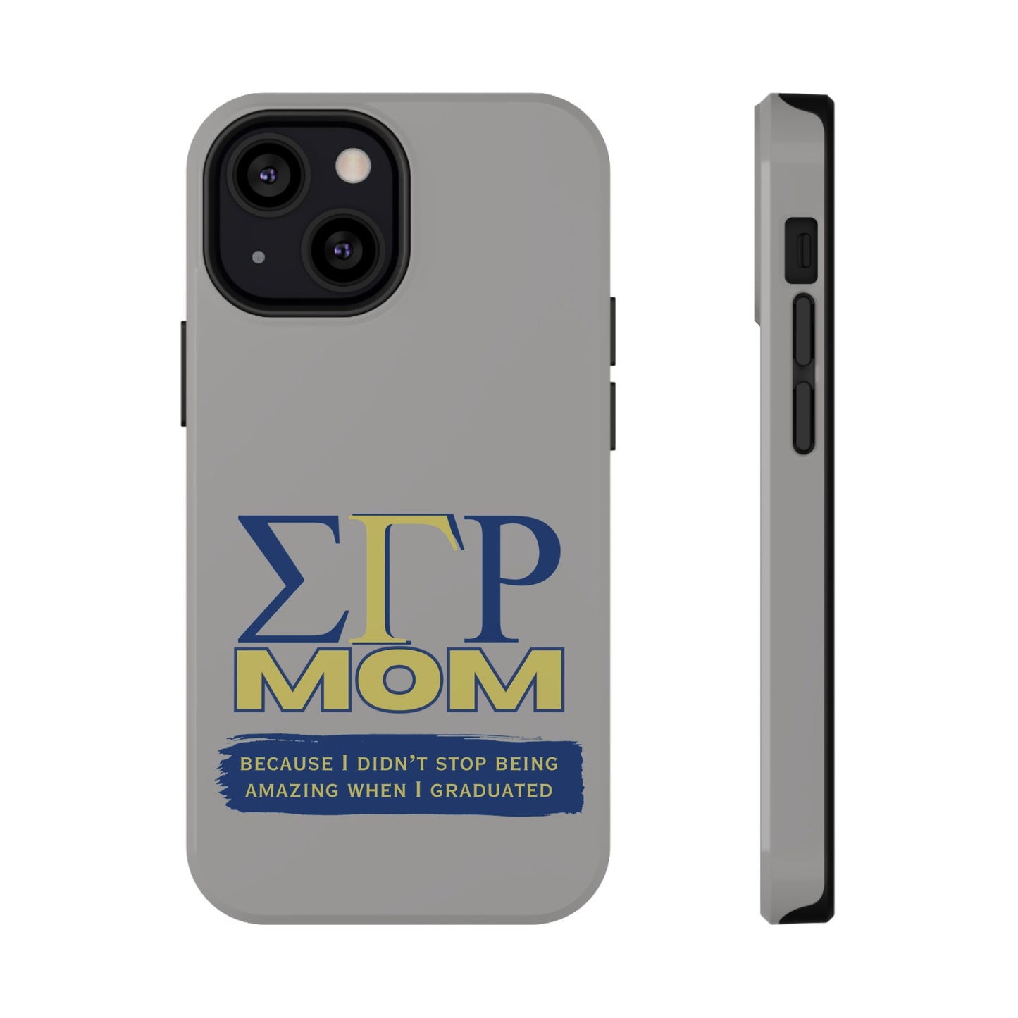 Customizable Impact-Resistant phone case for Sigma Gamma Rho Moms | Samsung and iPhone Impact-Resistant Cases