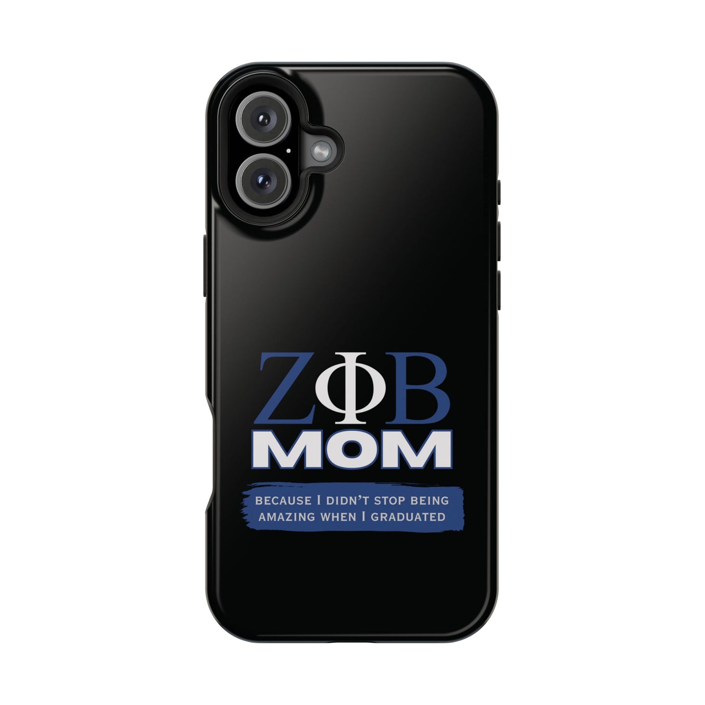 Customizable Impact-Resistant Phone Case for Zeta Phi Beta Mom | for Sorority Members | Samsung or iPhone