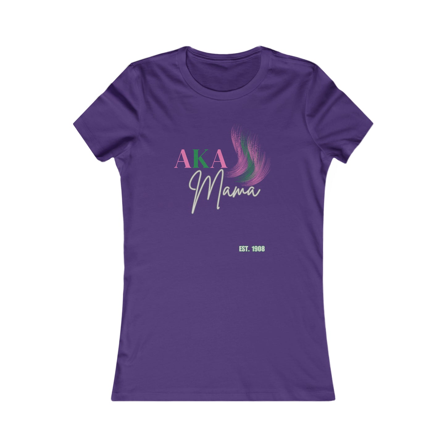 AKA Mama Women's Favorite Tee For Sorority Mothers | Bella+Canvas shirt | Gifts For Moms