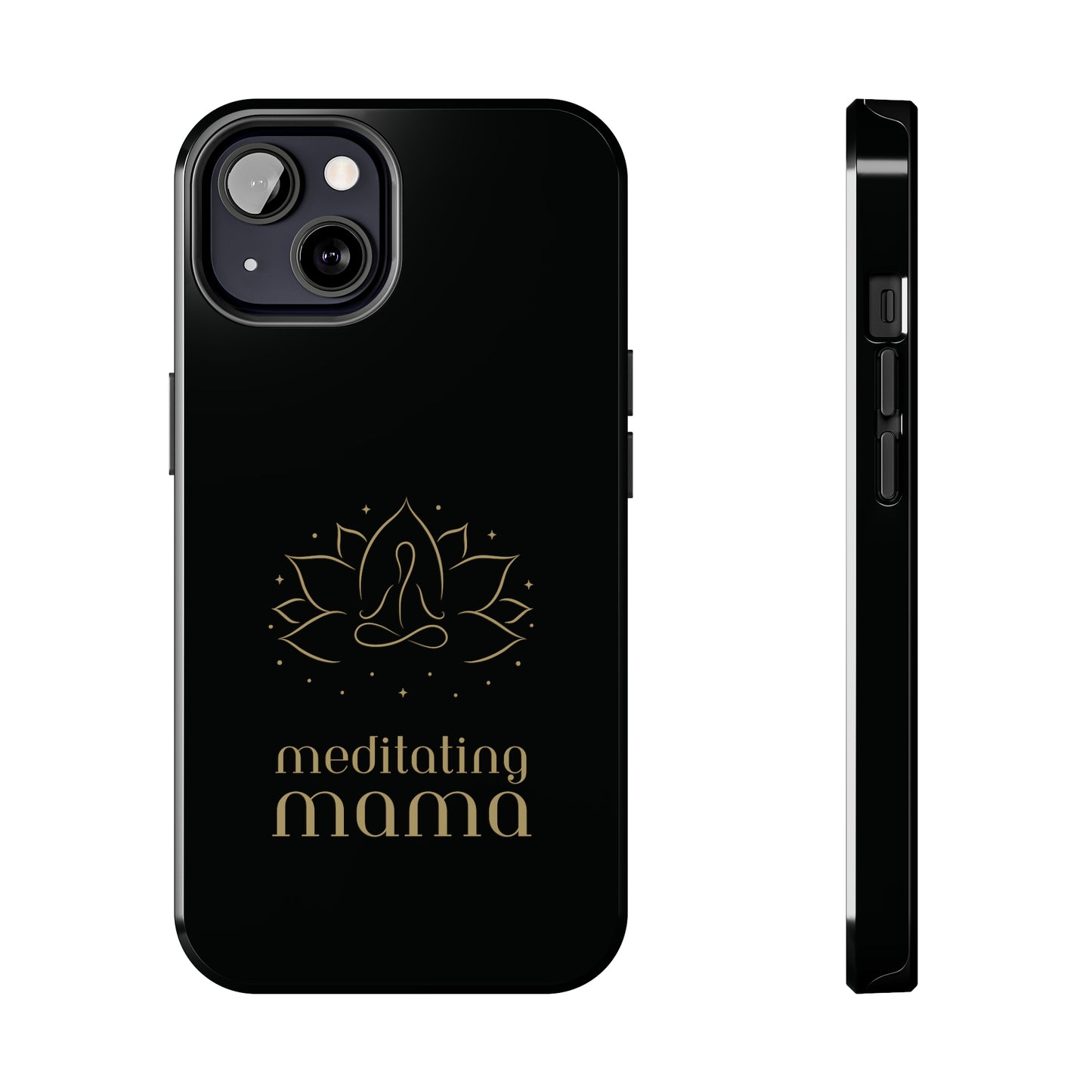 Meditating Mama Tough Impact-Resistant iPhone Cases