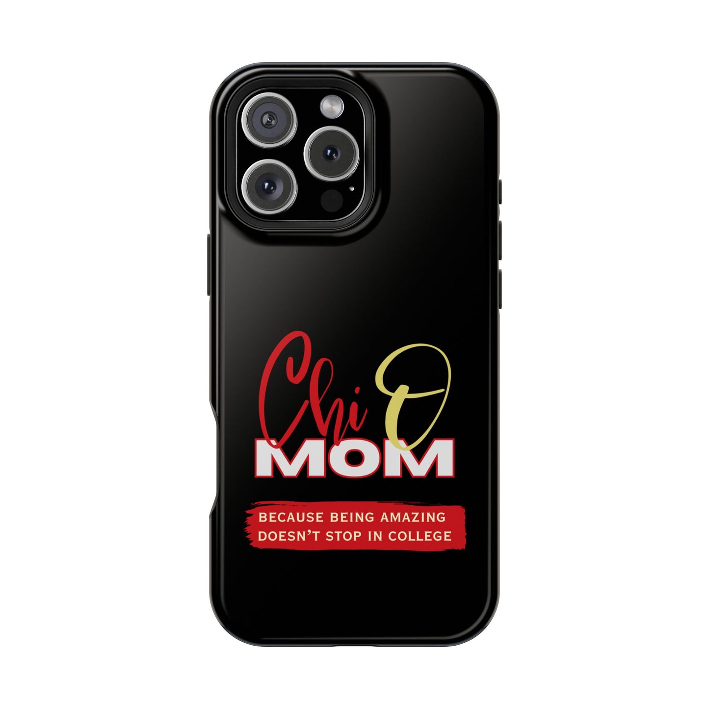 Customizable Impact-Resistant Phone Case for Chi Omega Moms | Sorority Members | Samsung and iPhones