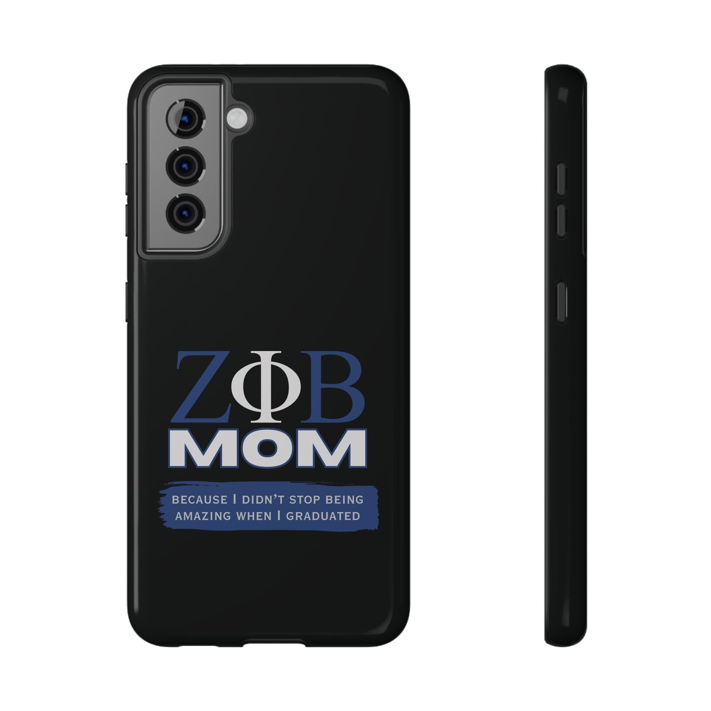 Customizable Impact-Resistant Phone Case for Zeta Phi Beta Mom | for Sorority Members | Samsung or iPhone