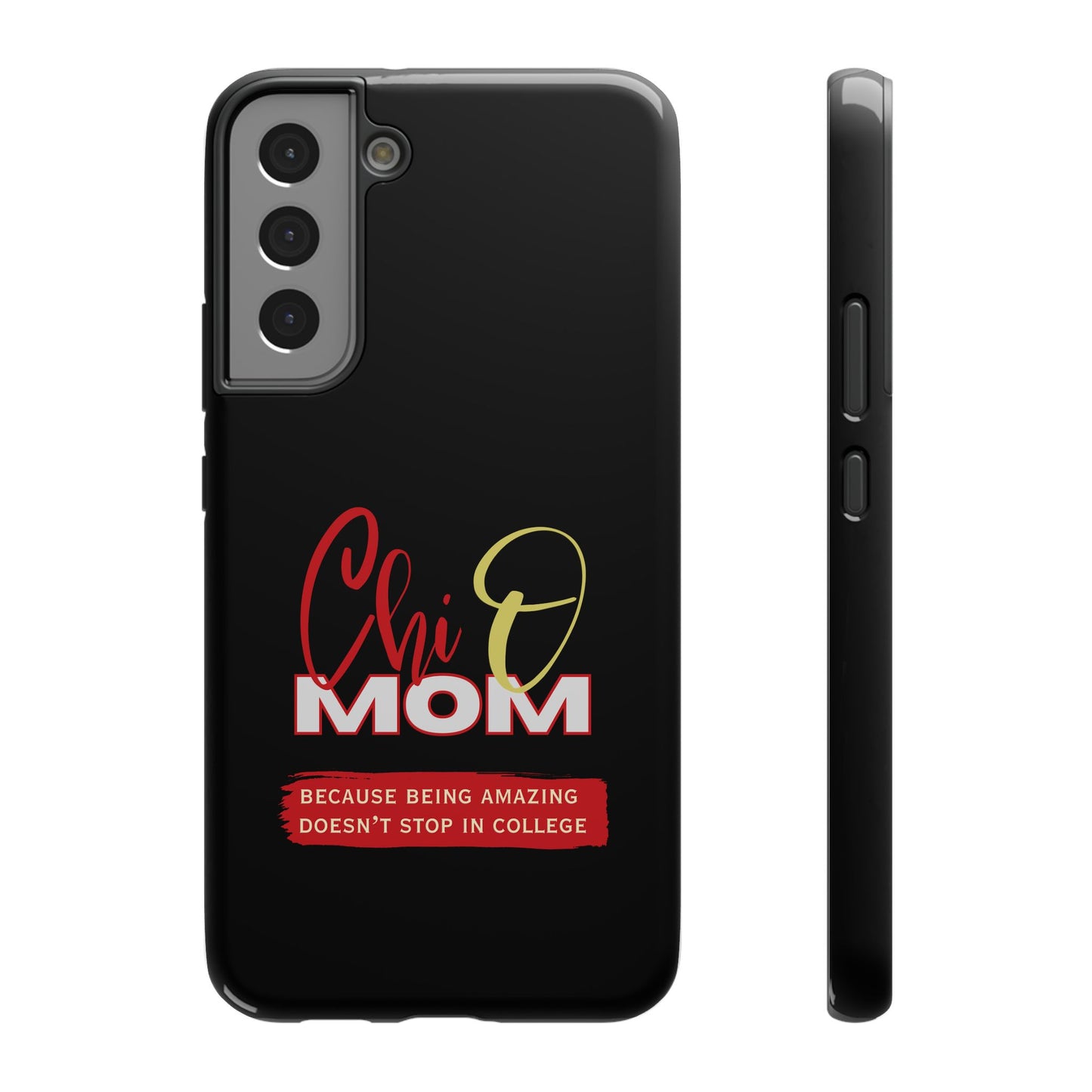 Customizable Impact-Resistant Phone Case for Chi Omega Moms | Sorority Members | Samsung and iPhones