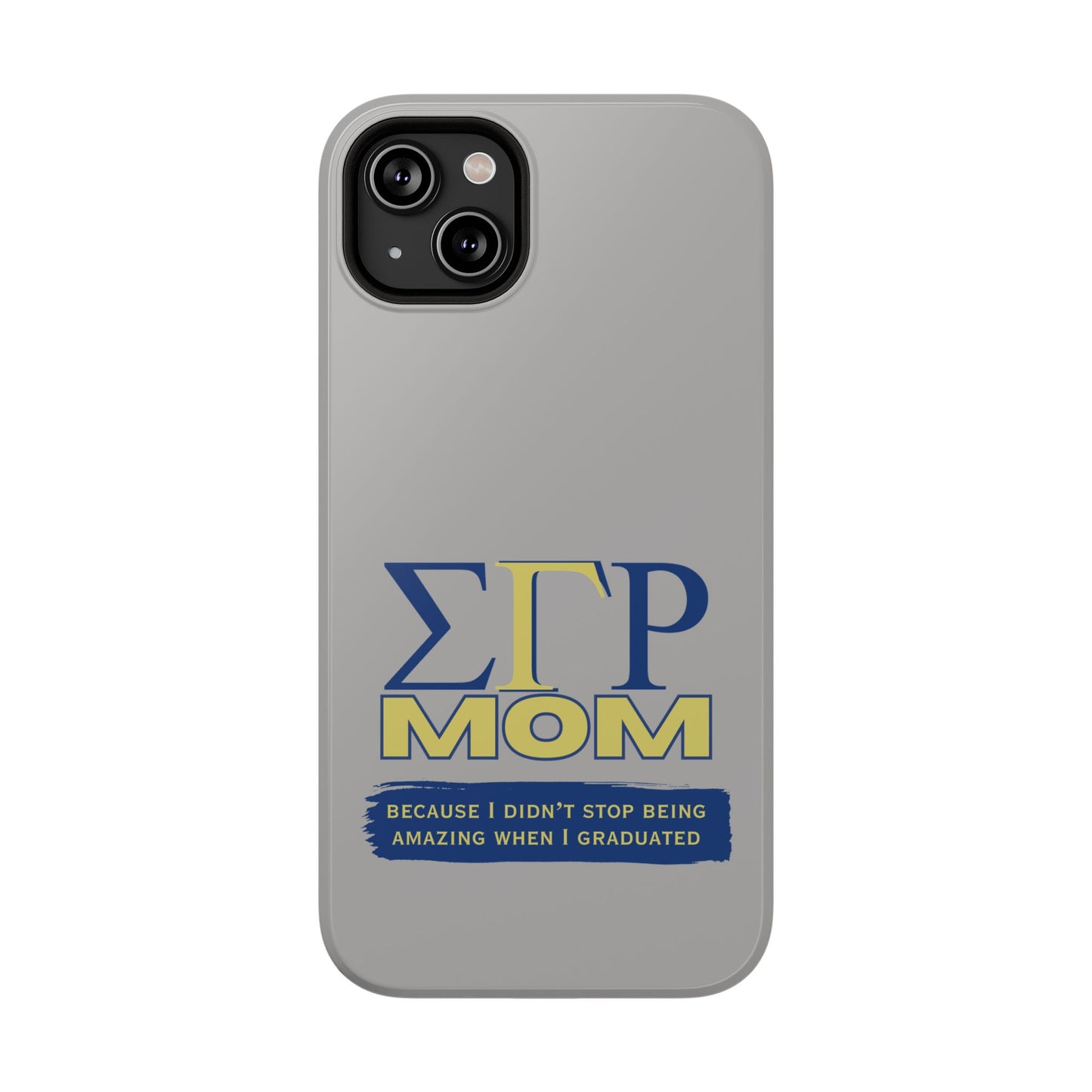 Customizable Impact-Resistant phone case for Sigma Gamma Rho Moms | Samsung and iPhone Impact-Resistant Cases
