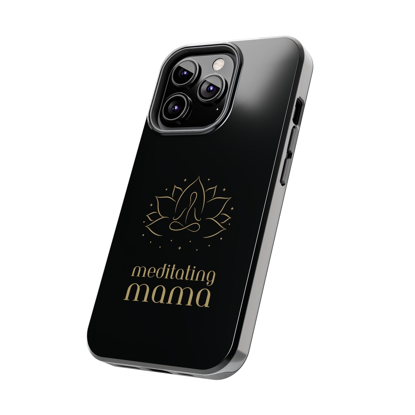 Meditating Mama Tough Impact-Resistant iPhone Cases