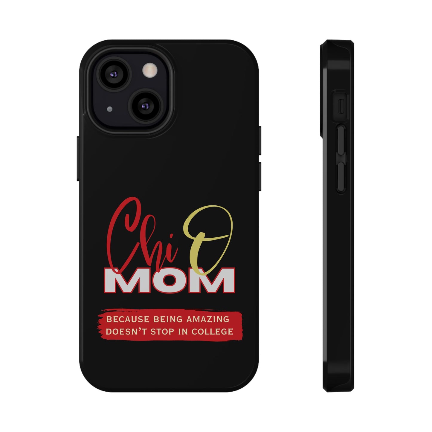 Customizable Impact-Resistant Phone Case for Chi Omega Moms | Sorority Members | Samsung and iPhones