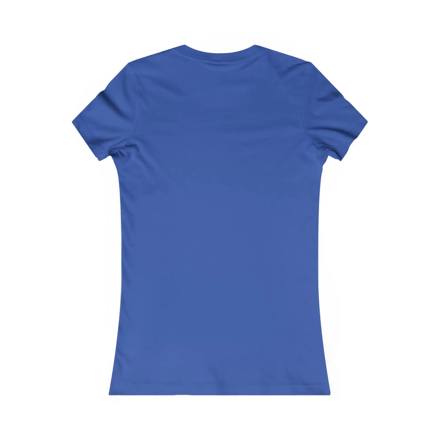 Back view of a bella+canvas 3001 royal blue tee