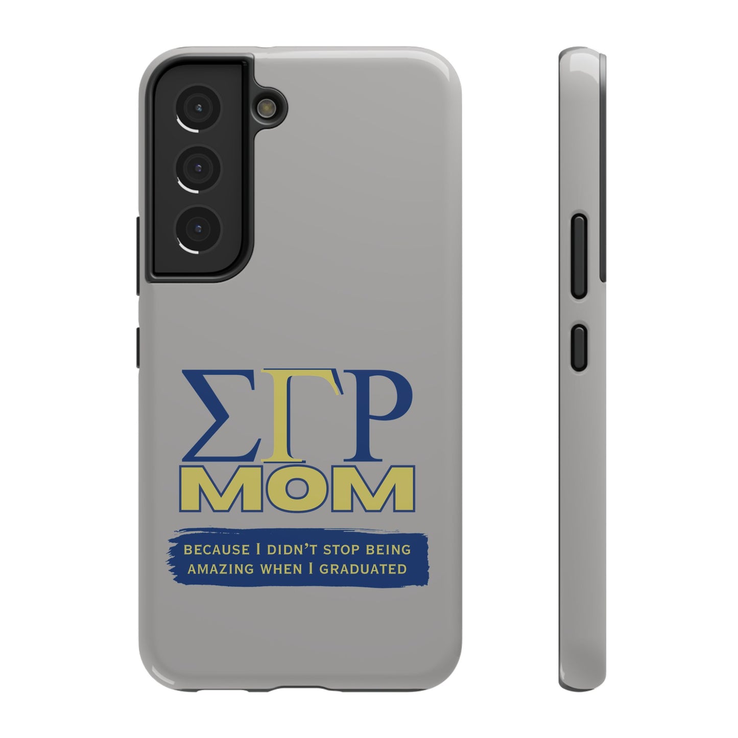 Customizable Impact-Resistant phone case for Sigma Gamma Rho Moms | Samsung and iPhone Impact-Resistant Cases