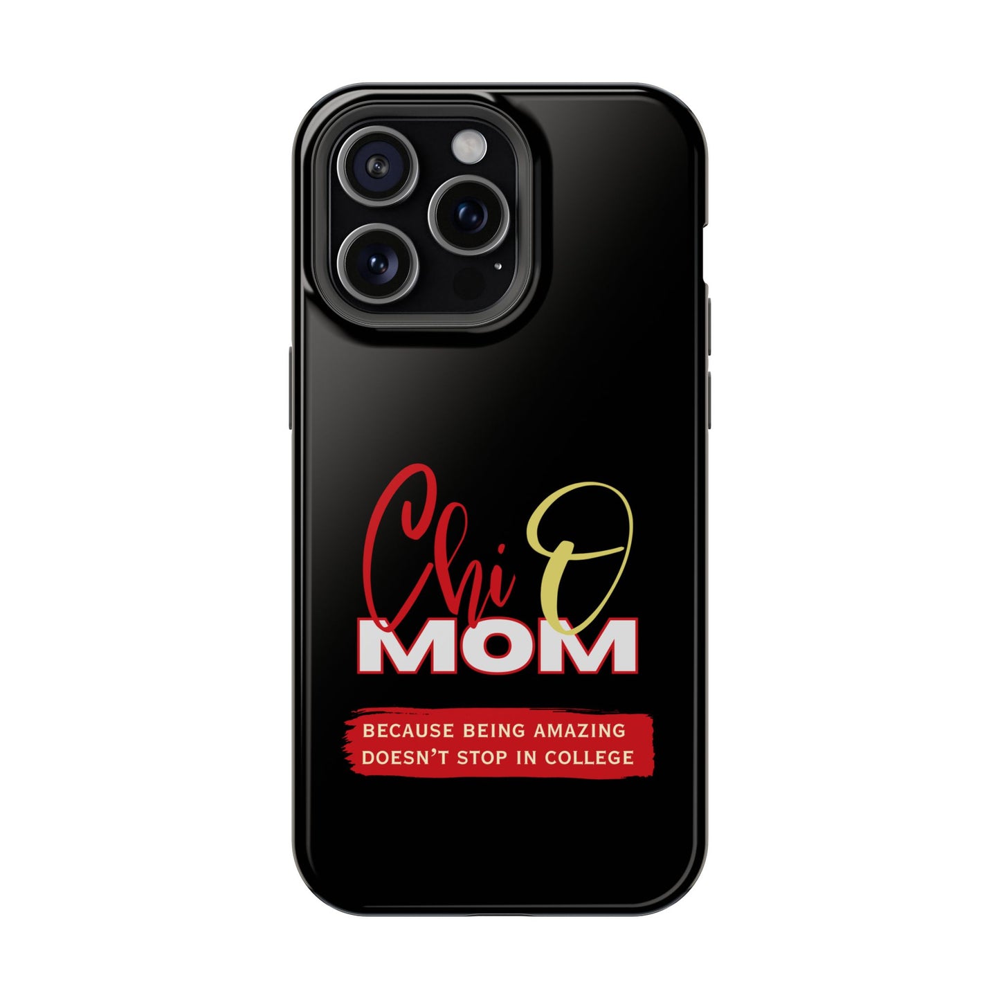 Customizable Impact-Resistant Phone Case for Chi Omega Moms | Sorority Members | Samsung and iPhones