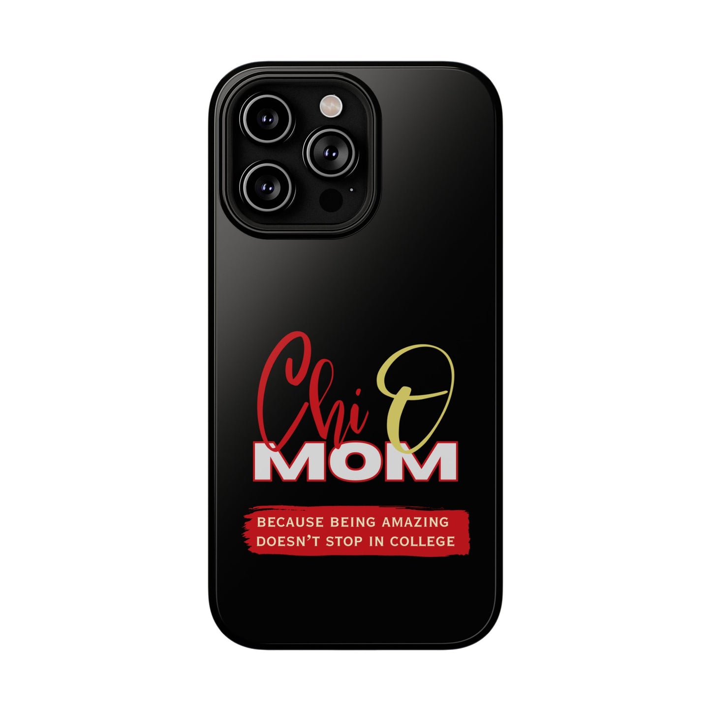 Customizable Impact-Resistant Phone Case for Chi Omega Moms | Sorority Members | Samsung and iPhones