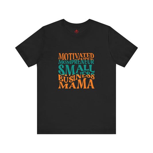 Motivated Mompreneur Jersey Short Sleeve Tee | Bella+Canvas shirt | Gifts for mom