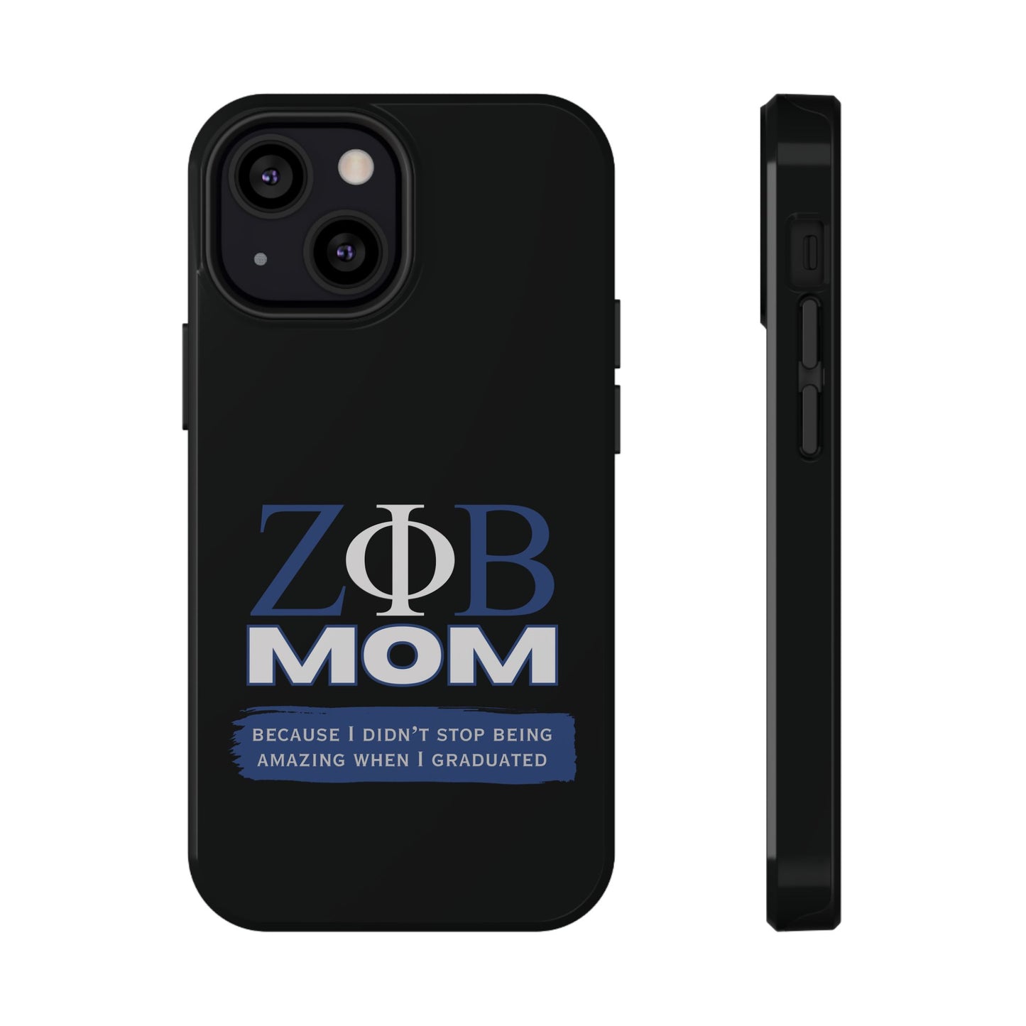 Customizable Impact-Resistant Phone Case for Zeta Phi Beta Mom | for Sorority Members | Samsung or iPhone