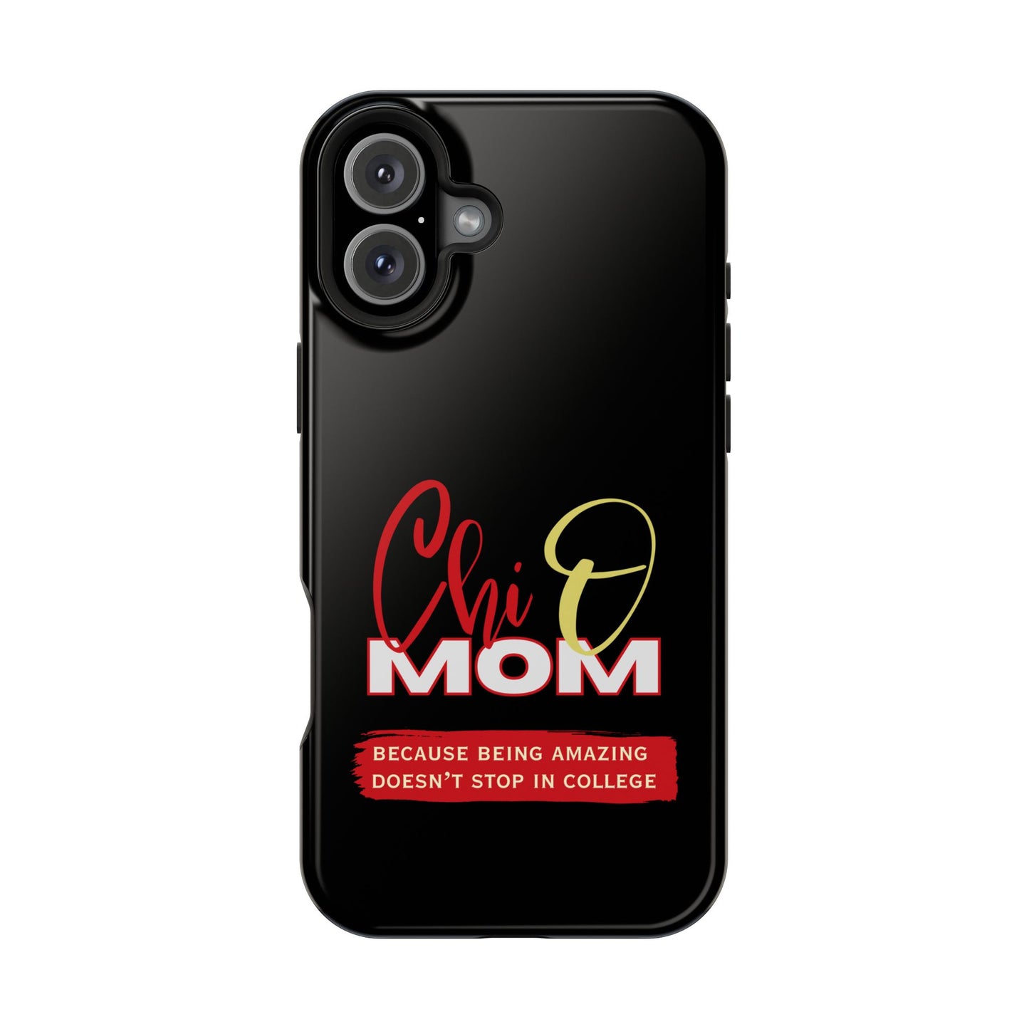 Customizable Impact-Resistant Phone Case for Chi Omega Moms | Sorority Members | Samsung and iPhones