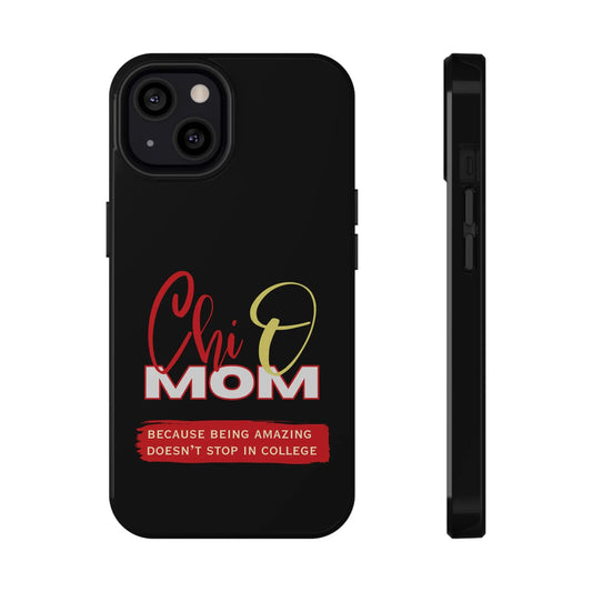 Customizable Impact-Resistant Phone Case for Chi Omega Moms | Sorority Members | Samsung and iPhones Printify
