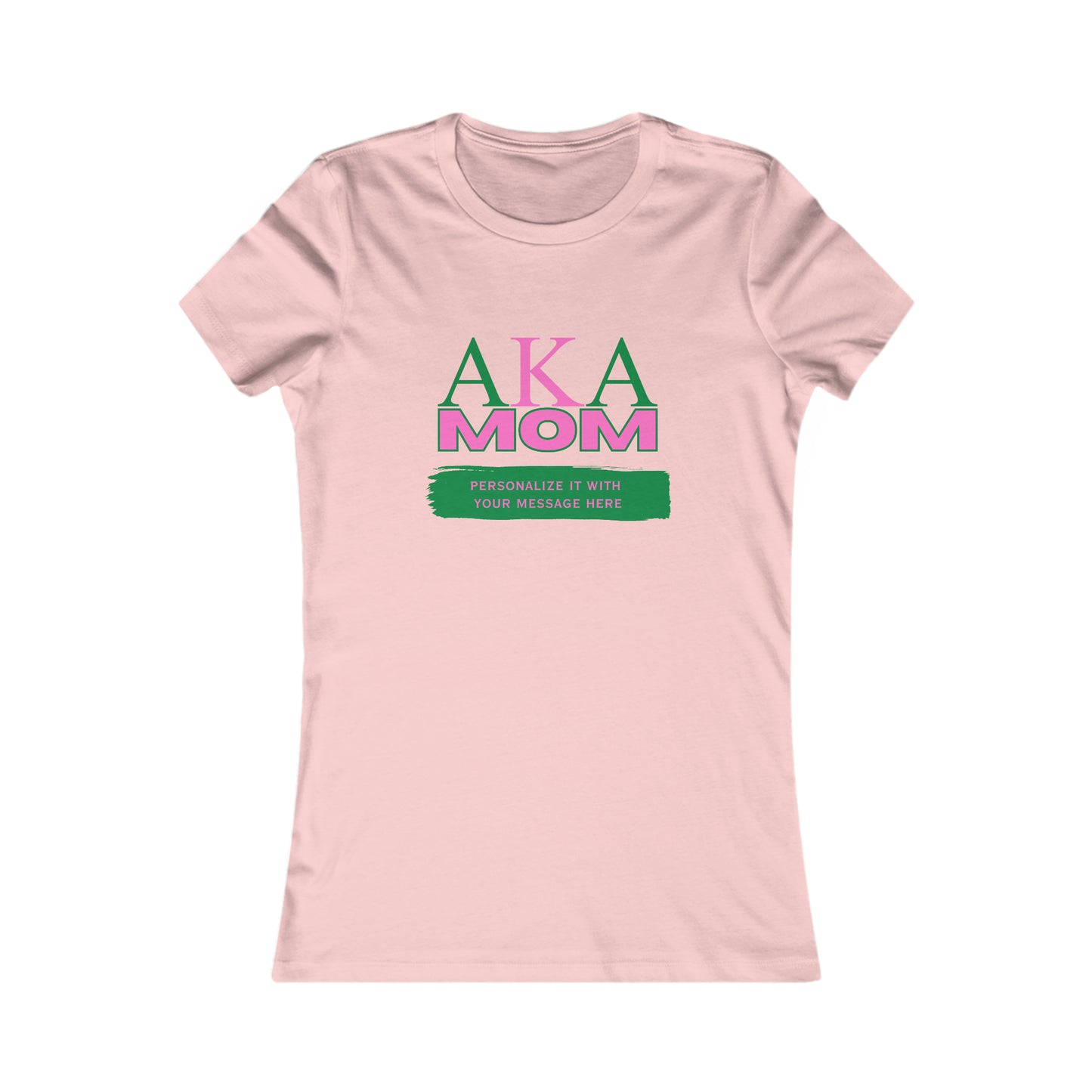 Personalizable AKA Mom Bella+Canvas Women's Favorite Tee | Alpha Kappa Alpha sorority shirt | Gifts for Mom