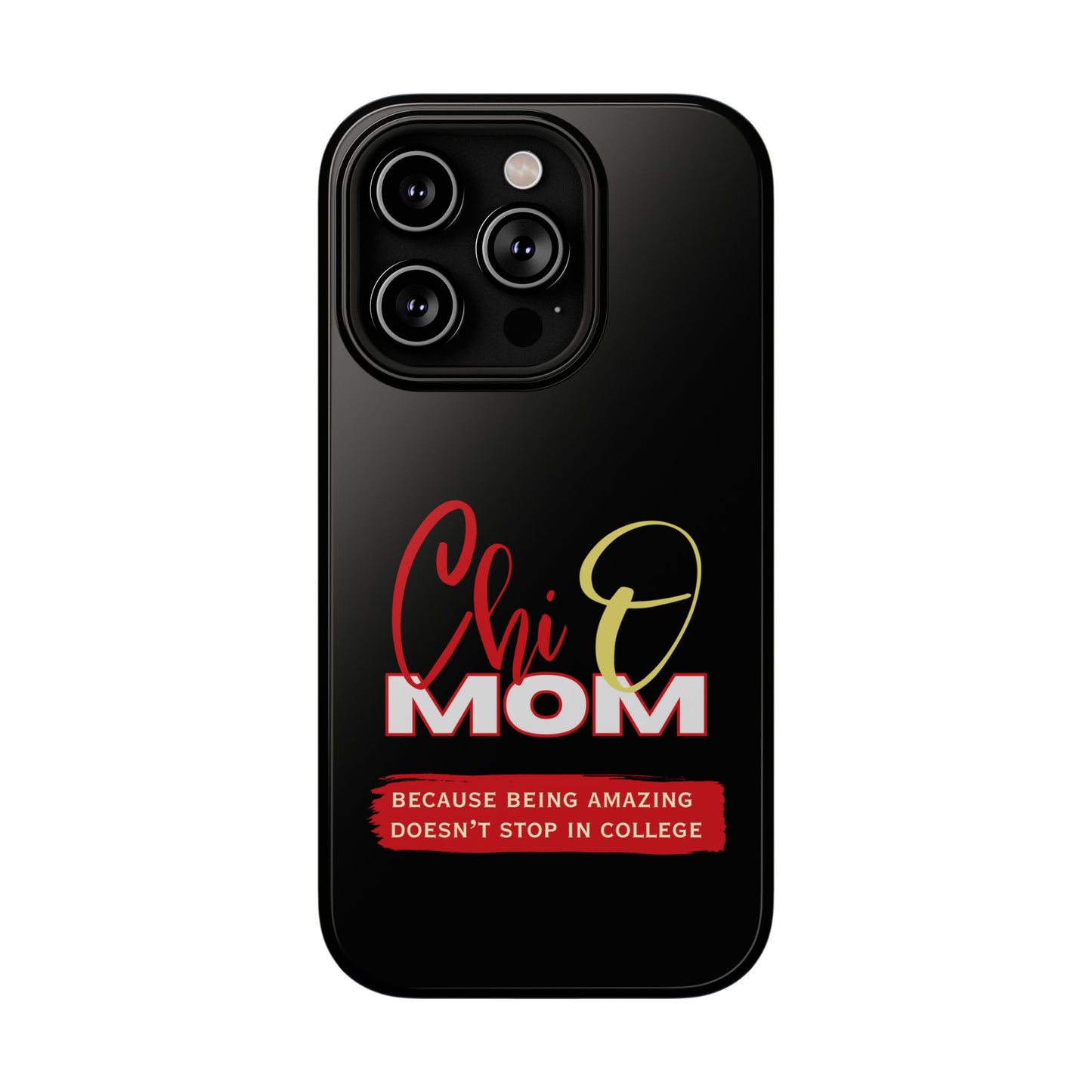 Customizable Impact-Resistant Phone Case for Chi Omega Moms | Sorority Members | Samsung and iPhones