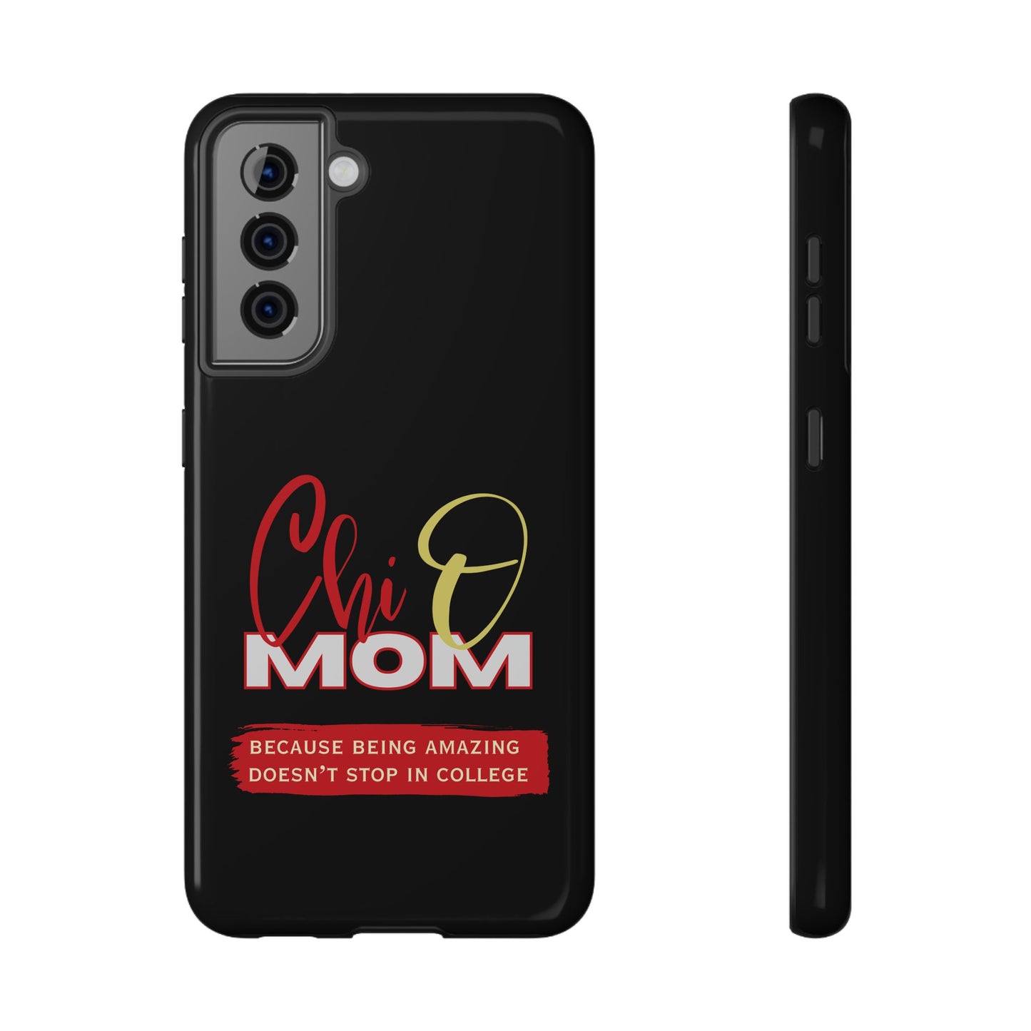 Customizable Impact-Resistant Phone Case for Chi Omega Moms | Sorority Members | Samsung and iPhones