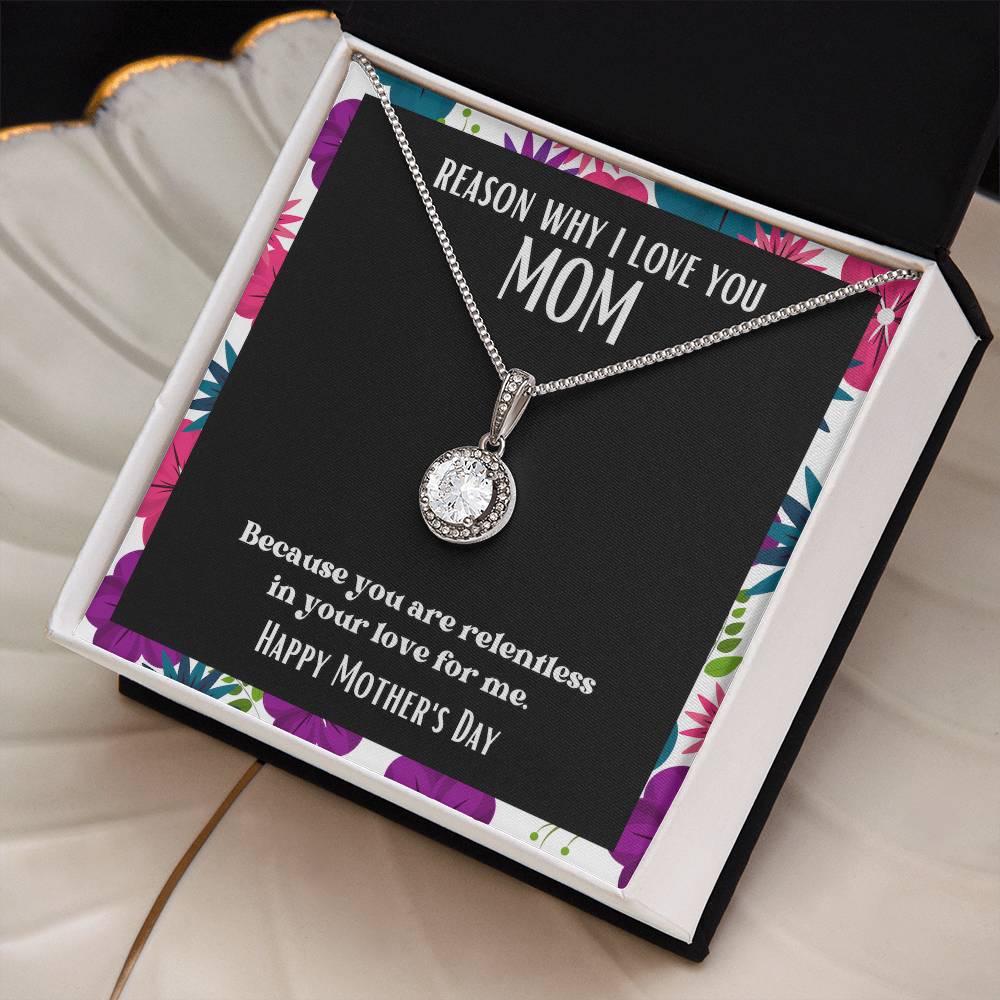 Spotlight Pendant Reasons I Love My Mother #17 | Positive messages with Made to Order Jewelry | Relentless Love
