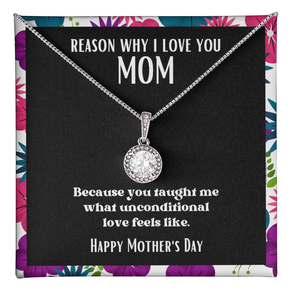 Spotlight Pendant Reasons I Love My Mother #16 | Positive messages with Made to Order Jewelry | Unconditional Love
