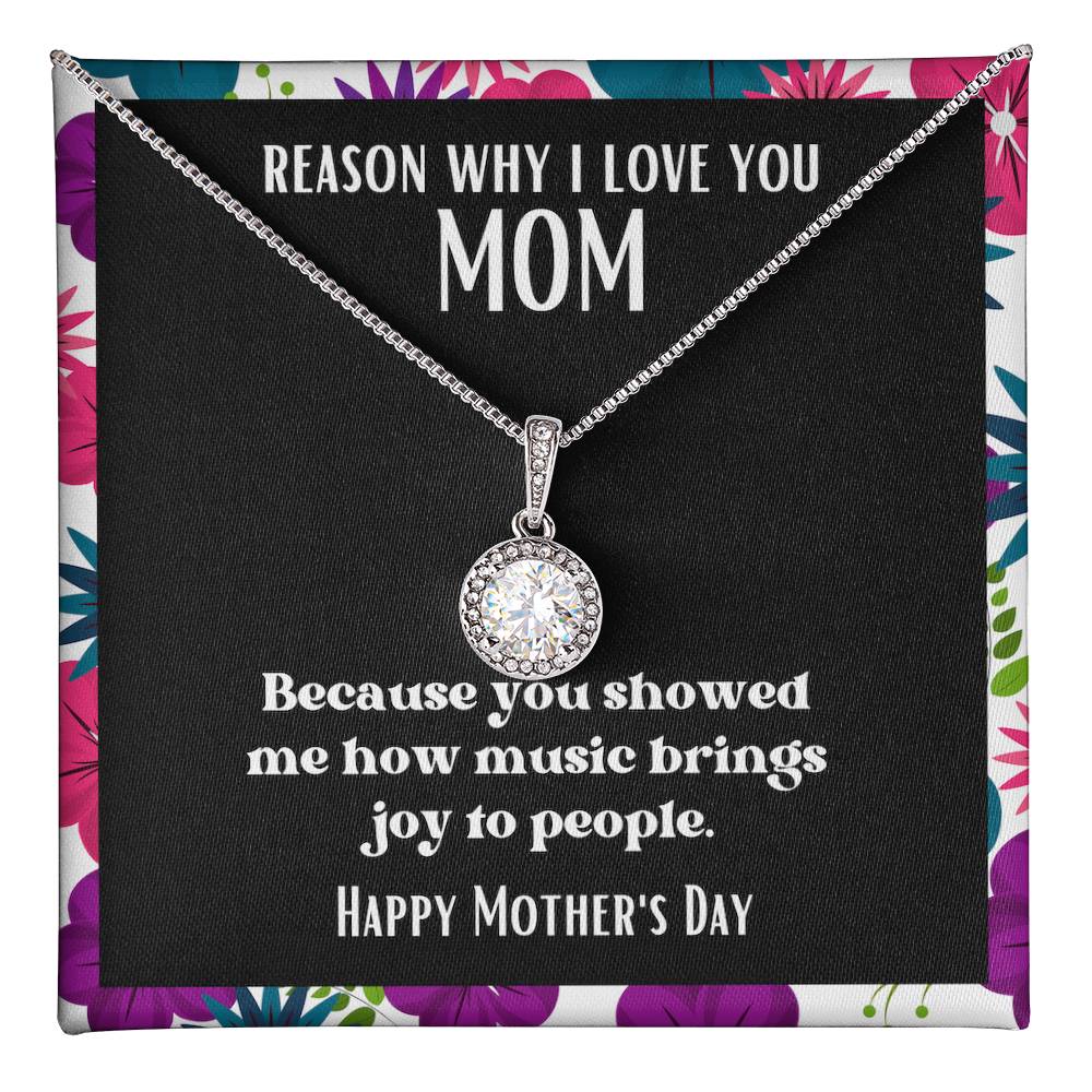 Spotlight Pendant Reasons I Love My Mother #18 | Positive messages with Made to Order Jewelry | Music brings joy