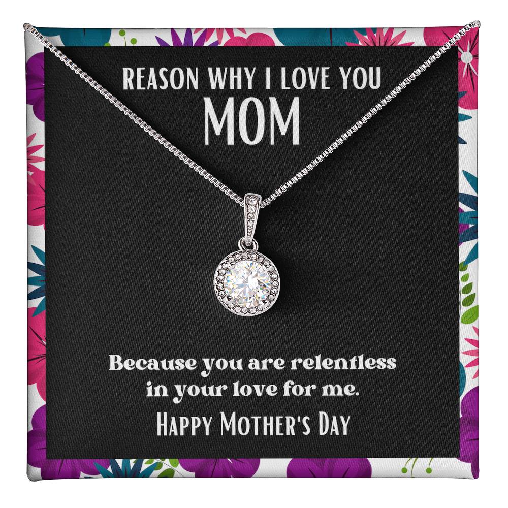 Spotlight Pendant Reasons I Love My Mother #17 | Positive messages with Made to Order Jewelry | Relentless Love