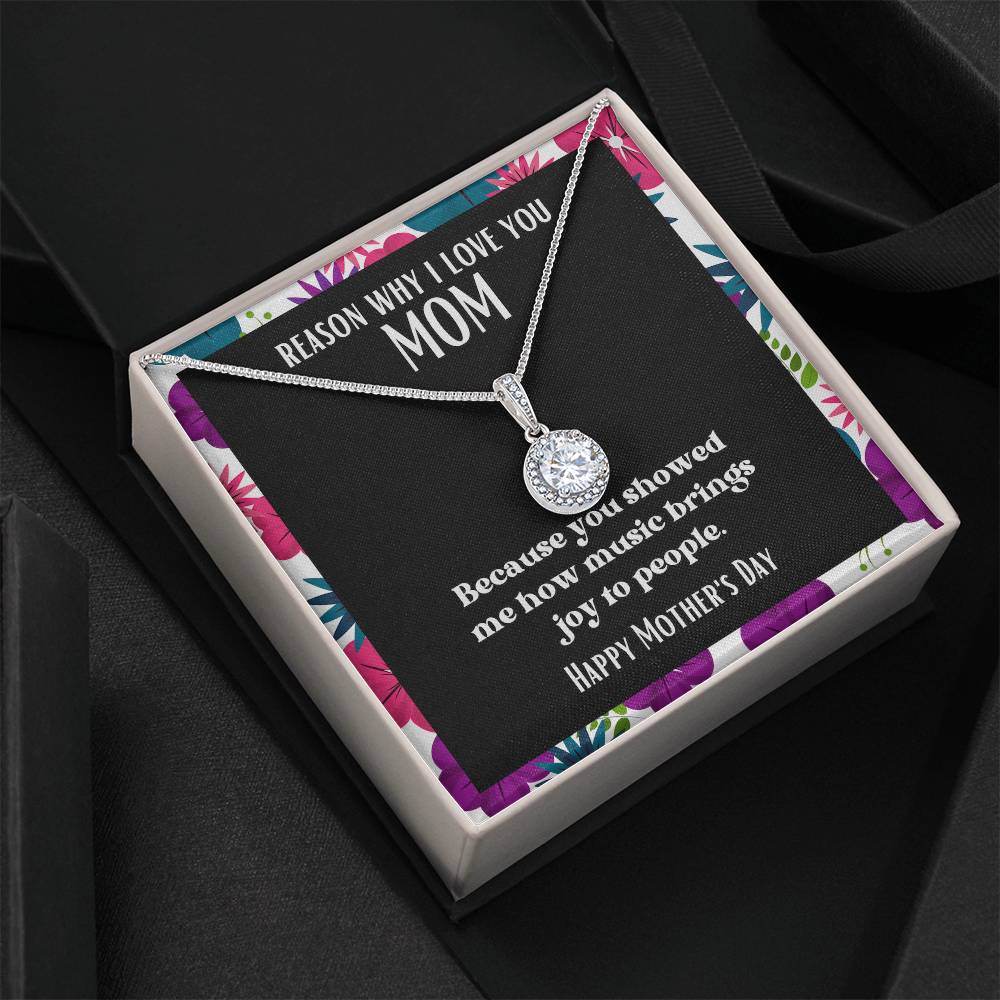 Spotlight Pendant Reasons I Love My Mother #18 | Positive messages with Made to Order Jewelry | Music brings joy