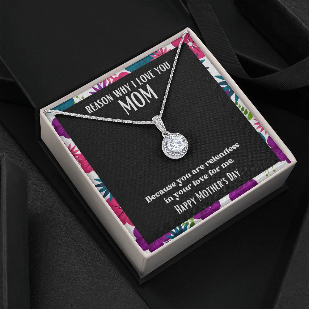 Spotlight Pendant Reasons I Love My Mother #17 | Positive messages with Made to Order Jewelry | Relentless Love